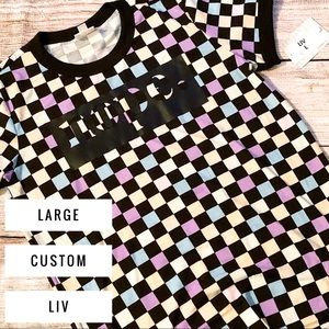 Custom Print Lularoe Liv T